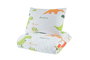 L'essentiel linge de maison Juego de colcha doble ranforce Dinolar - Blanco